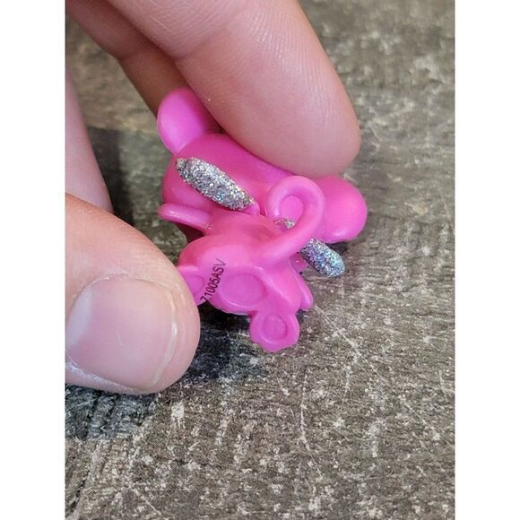 SML pink mouse wing angel toy figure glitter - Picture 5 of 5